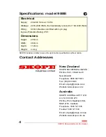 Preview for 4 page of Skope 988E Operating Instructions