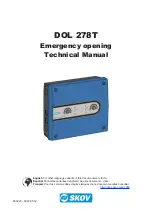 Skov DOL 278T Technical Manual preview