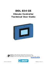 Skov DOL 834 CE Technical User Manual предпросмотр