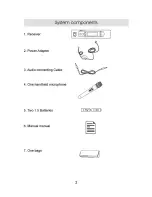 Предварительный просмотр 3 страницы SKP Pro Audio UHF 295 Owner'S Manual