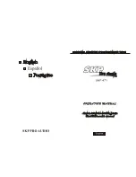 SKP Pro Audio uhf-471 Operation Manual предпросмотр