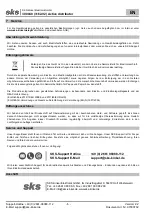 Preview for 6 page of sks 300040 Installation Instructions Manual