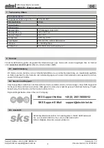 Preview for 8 page of sks 30008701 Installation Instructions Manual