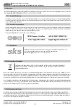 Предварительный просмотр 22 страницы sks HTV4600 Installation Instructions Manual