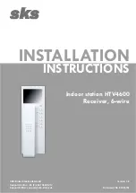 Предварительный просмотр 25 страницы sks HTV4600 Installation Instructions Manual