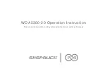 SKSpruce WOA5300-20 Operation Instruction Manual preview