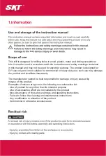 Предварительный просмотр 4 страницы SKT 18665002 User Manual