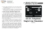 SKUTCH AS-4A User Manual preview