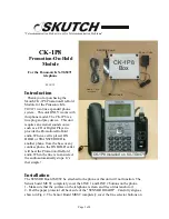 SKUTCH CK-1P8 Manual preview