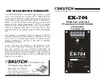 SKUTCH EX-704 Manual preview