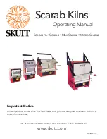 Skutt Micro Scarab Operating Manual preview