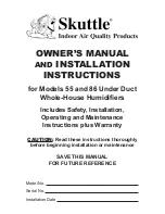 Skuttle 55 Owner'S Manual And Installation Instructions preview