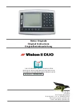 SKY Agriculture Vision II DUO Original Instructions Manual preview