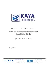 Preview for 1 page of SKY BLUE Kaya KY-Chameleon Hardware Reference And Installation Manual