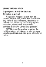 Preview for 2 page of SKY DEVICES Fuego 4.0D User Manual