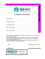 Preview for 25 page of SKY Engines SKY 100 User Manual