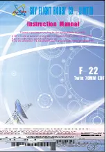 SKY FLIGHT HOBBY F-22 Instruction Manual preview