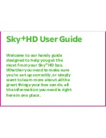 Sky+HD DRX780 User Manual предпросмотр