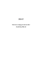 Preview for 1 page of Sky Innovation Technology XM-01 Operating Manual