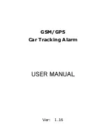 Sky Microwave Car Tracking Alarm User Manual preview