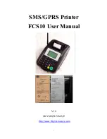 Preview for 1 page of Sky Microwave FCS10 User Manual