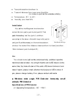 Preview for 28 page of Sky Microwave FCT-31A User Manual