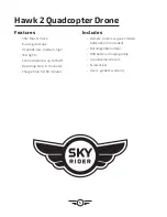 Предварительный просмотр 5 страницы sky rider HAWK 2 DR187 User Manual