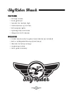 Preview for 5 page of sky rider HAWK DR176 User Manual