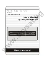 Sky Sat Royal HD PVR Ready User Manual предпросмотр