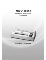 Sky 325R6 Operating Instructions Manual preview