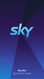 Preview for 1 page of Sky Box Quick Start Manual