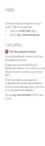 Preview for 9 page of Sky Broadband Hub User Manual