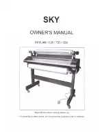 Preview for 1 page of Sky SKYLAM 1120 Owner'S Manual