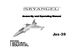 Предварительный просмотр 1 страницы skyangel Jas-39 Assembly And Operating Manual