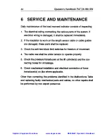 Preview for 50 page of SkyAzúl DS350G Operator'S Handbook Manual