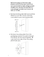 Предварительный просмотр 6 страницы SkyBell WiFi Video Doorbell Installation & Starting Manual