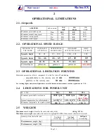 Preview for 7 page of Skyboy EX Pilot'S Operating Handbook And Flight Manual