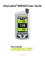 SkyCaddie BREEZE User Manual preview