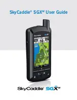 Preview for 1 page of SkyCaddie SkyCaddie SGX User Manual