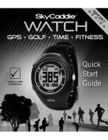 SkyCaddie Sport Series Quick Start Manual preview