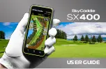 SkyCaddie SX400 User Manual preview