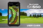 SkyCaddie SX550 User Manual preview