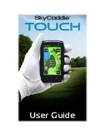 SkyCaddie TOUCH User Manual preview