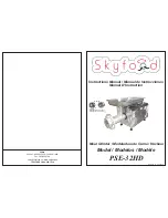 Предварительный просмотр 1 страницы Skyfood PSE-32HD Instruction Manual