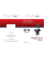 Preview for 1 page of Skyfood SI-282HDE-1 Instruction Manual