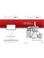 Preview for 1 page of Skyfood UG0012 Instruction Manual