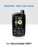 Preview for 1 page of SkyGolf SkyCaddie SG3.5 User Manual