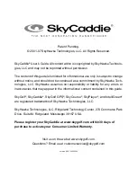 Preview for 2 page of SkyGolf SkyCaddie SG3 User Manual