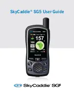 SkyGolf SkyCaddie SG5 User Manual предпросмотр