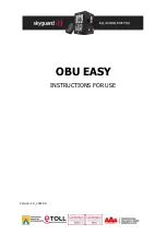 Предварительный просмотр 1 страницы SkyGuard OBU EASY Instructions For Use Manual